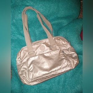Kipling gold medium handbag